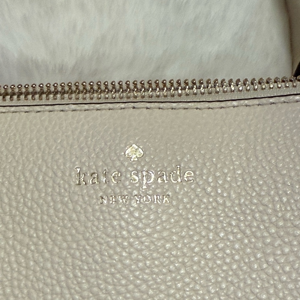 Kate Spade Light Beige Satchel Purse Handbag - Picture 3 of 7